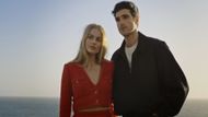 Jacob Elordi and Margot Robbie for Chanel. (Image via Chanel)